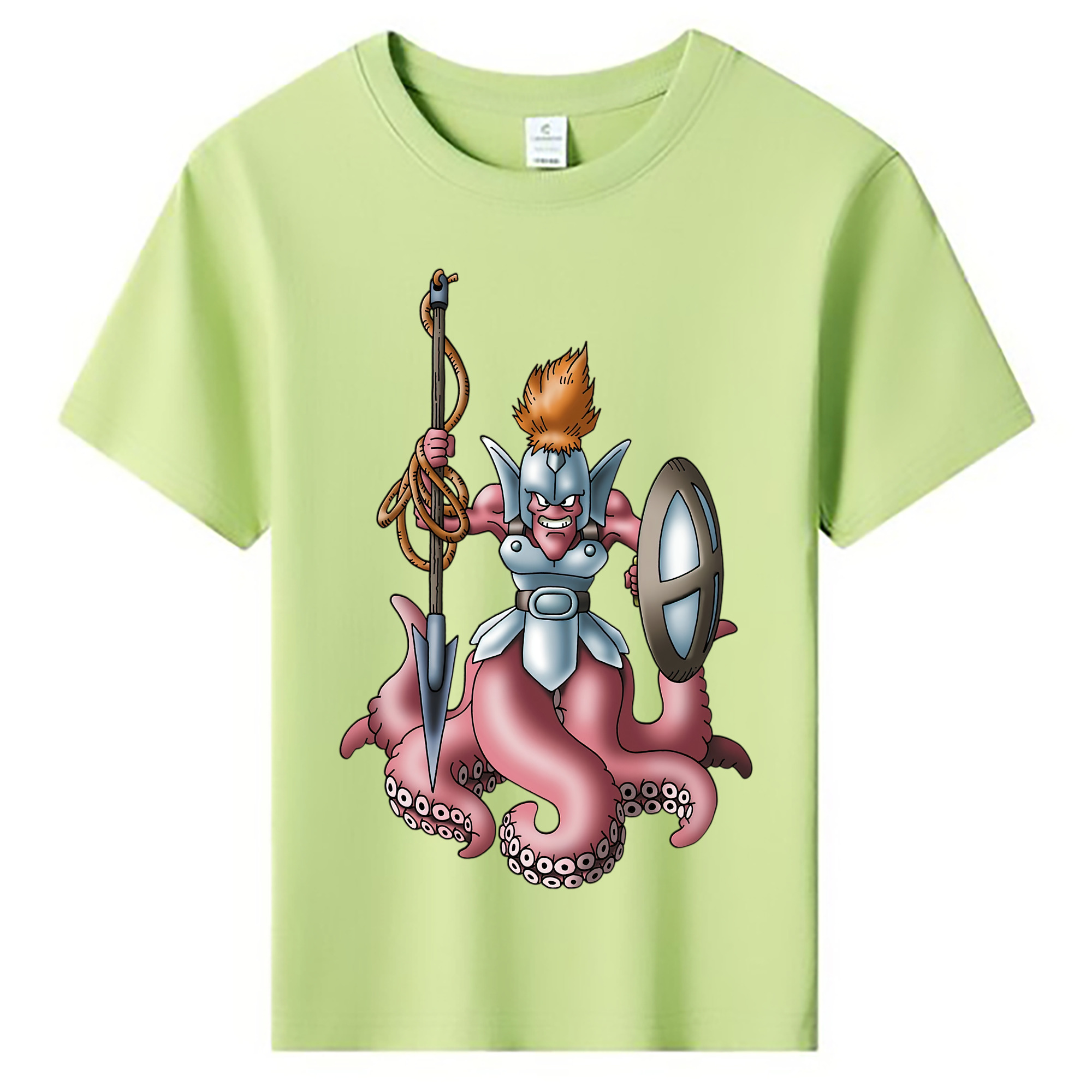 （画像用） ドラゴンクエスト Doragon Kuesuto Dragon Quest 綿100％キッズTシャツ（フロントプリント）